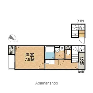 レオネクストYOSHIE【2階】の間取り