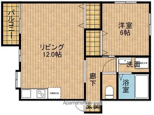 ハイツグレース【1階】の間取り