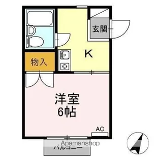 光ハイツ【1階】の間取り