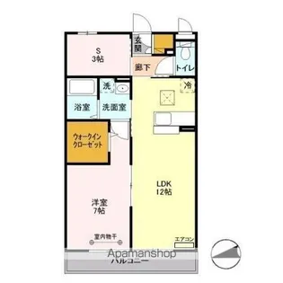 リュイール Ⅱ【1階】の間取り