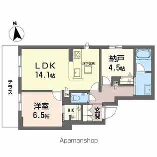 スカイ ウィング【1階】の間取り