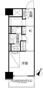 ライオンズマンション開運橋【713号室】の間取り