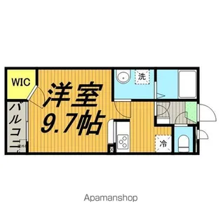 レオパレスエクレール【1階】の間取り