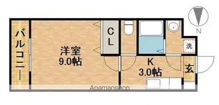イデアル佐藤【1階】の間取り