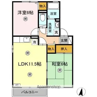 ヴィクトワール I【2階】の間取り