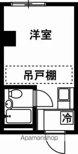 荻野ハイツ【4階】の間取り