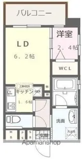 ヴィラージュ県庁前参番館【9階】の間取り