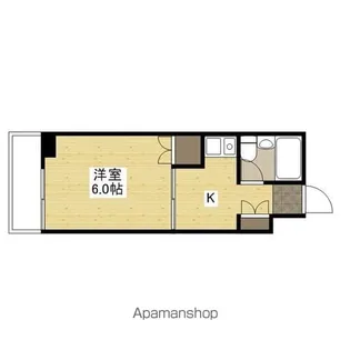 アクティブパレス比治山通り【5階】の間取り