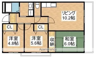 ウェルフェアー【4階】の間取り
