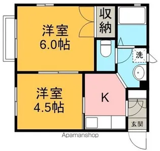 メゾンソレイユ【1階】の間取り