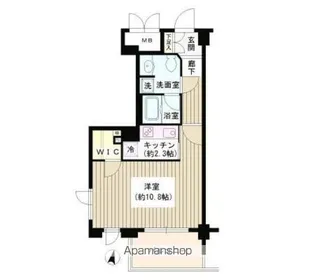 アゼリアテラス新宿【5階】の間取り