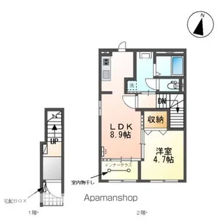 オリオン【2階】の間取り