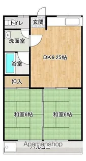 ドリームコーポ【202号室】の間取り