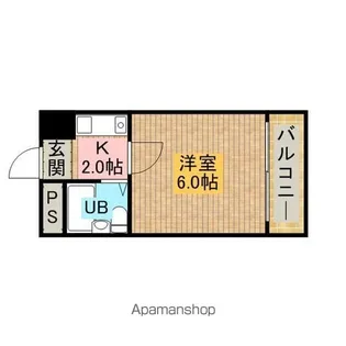 ルシェルコート【5階】の間取り