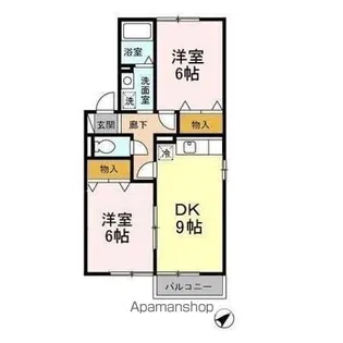 セジュール南風【2階】の間取り