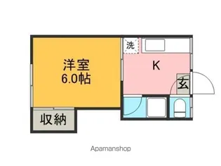 ウィンドヒルズ友丘【1階】の間取り
