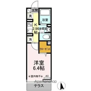 リビングヴィレッジ新柴又【1階】の間取り
