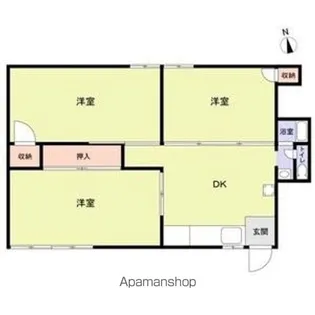 メゾンドアミ【2階】の間取り