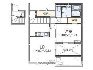 レオネクストティーダ【201号室】の間取り