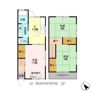 ガーデンテラス K.N【1階】の間取り