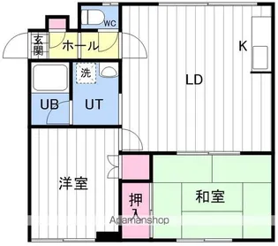 ホワイトコートカヤ7【203号室】の間取り