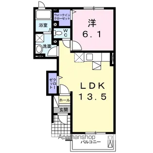 サン アーク ビレッジ【1階】の間取り