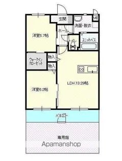 エスペランサ【1階】の間取り