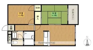 スカイパーク33【606号室】の間取り