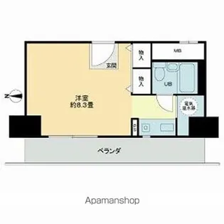 ルイシャトレ中之島【321号室】の間取り