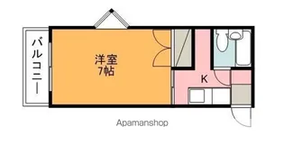 1Kの間取り画像