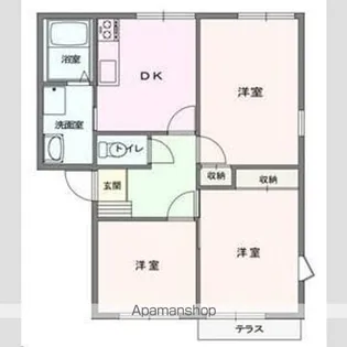 ラフォーレ羽生東B棟【2階】の間取り