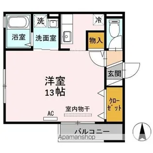 レセンテ手城【2階】の間取り