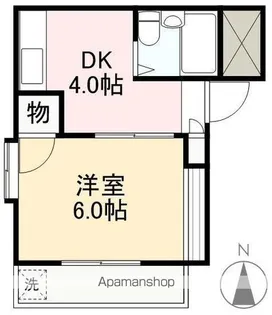 黒川ハイツ【2階】の間取り