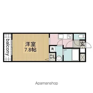 インセンスビレッジ【1階】の間取り