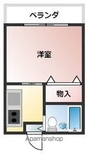 赤木コーポ【3階】の間取り