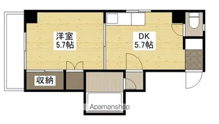 ウエダビル【302号室】の間取り