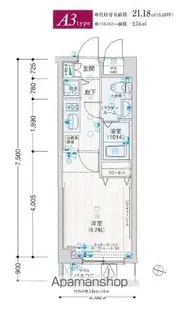 メインステージ多摩川【3階】の間取り