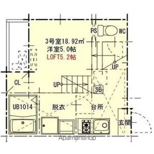 ハーモニーテラス山田Ⅱ【1階】の間取り