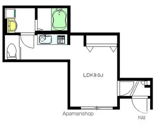 S.K VILLA(エスケーヴィラ)【102号室】の間取り