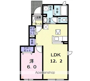 セレイナⅢ【1階】の間取り