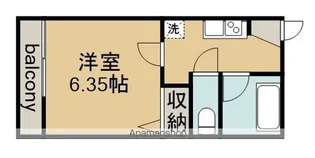 コーポラス加藤【1階】の間取り