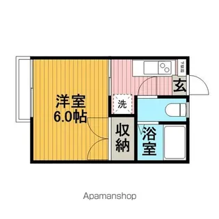 シャインコート【203号室】の間取り