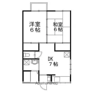 ユウユウハイツ【106号室】の間取り