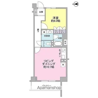 ベル・ソレイユ【2階】の間取り