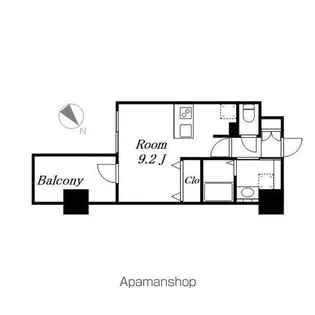 アドバンス名古屋モクシー【3階】の間取り