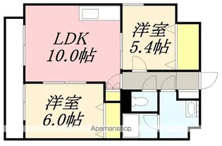 ヴェルドミール西桔梗【301号室】の間取り