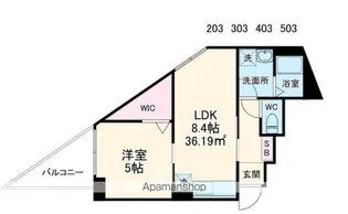 EASTVIEW PALACE【4階】の間取り