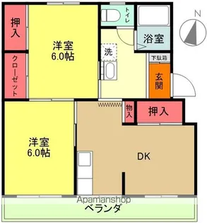 プロレジデンス【B102号室】の間取り