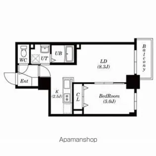 REEF LUANA(リーフルアーナ)【205号室号室】の間取り