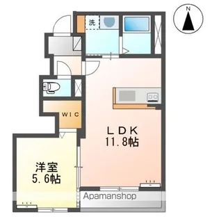 LONGRIVER四郎丸【1階】の間取り